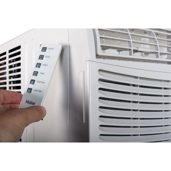Haier HWE10XCR 10,000 BTU 115V Window-mounted Air Conditioner and