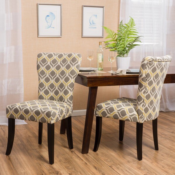 geometric dining chairs