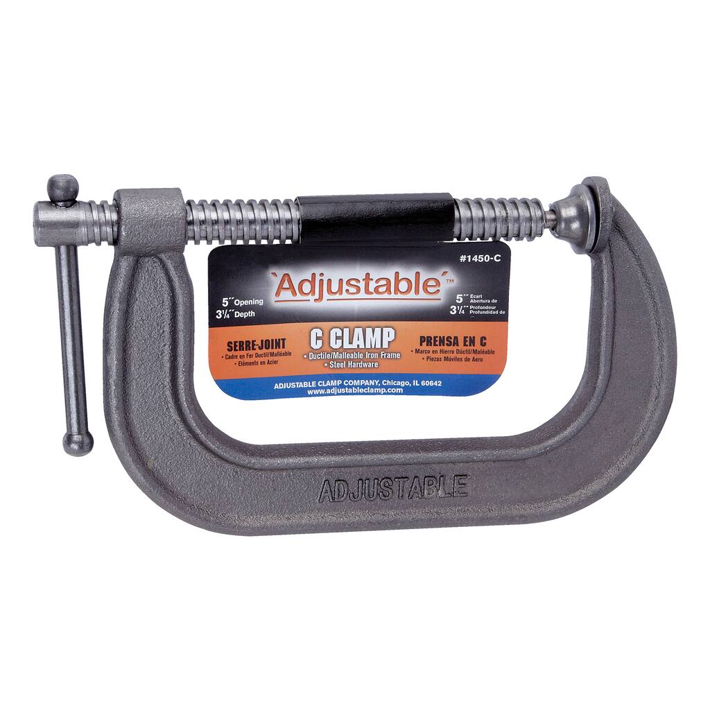 Adjustable Clamp 1450-C 5" Adjustable C Clamps