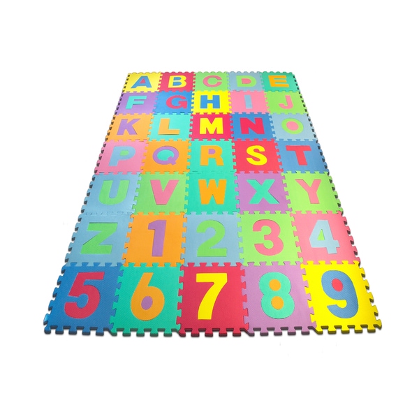 Shop Matney Foam Floor 36 piece Alphabet and Number Puzzle 