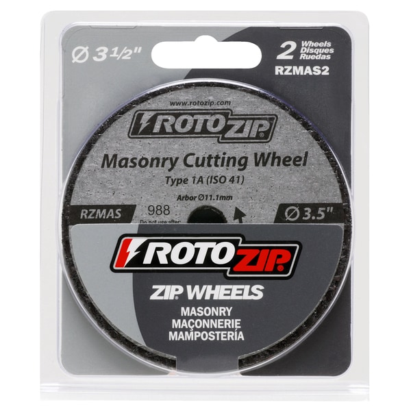 Rotozip RZMAS2 Zip Mate Cut Off Wheel Masonry Free Shipping On Orders
