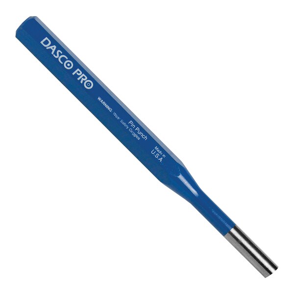 Dasco Pro 589-0 1/4" x 6" High Carbon Steel Pin Punch