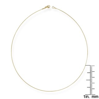 White Gold Wire Necklace Clearance, 56 
