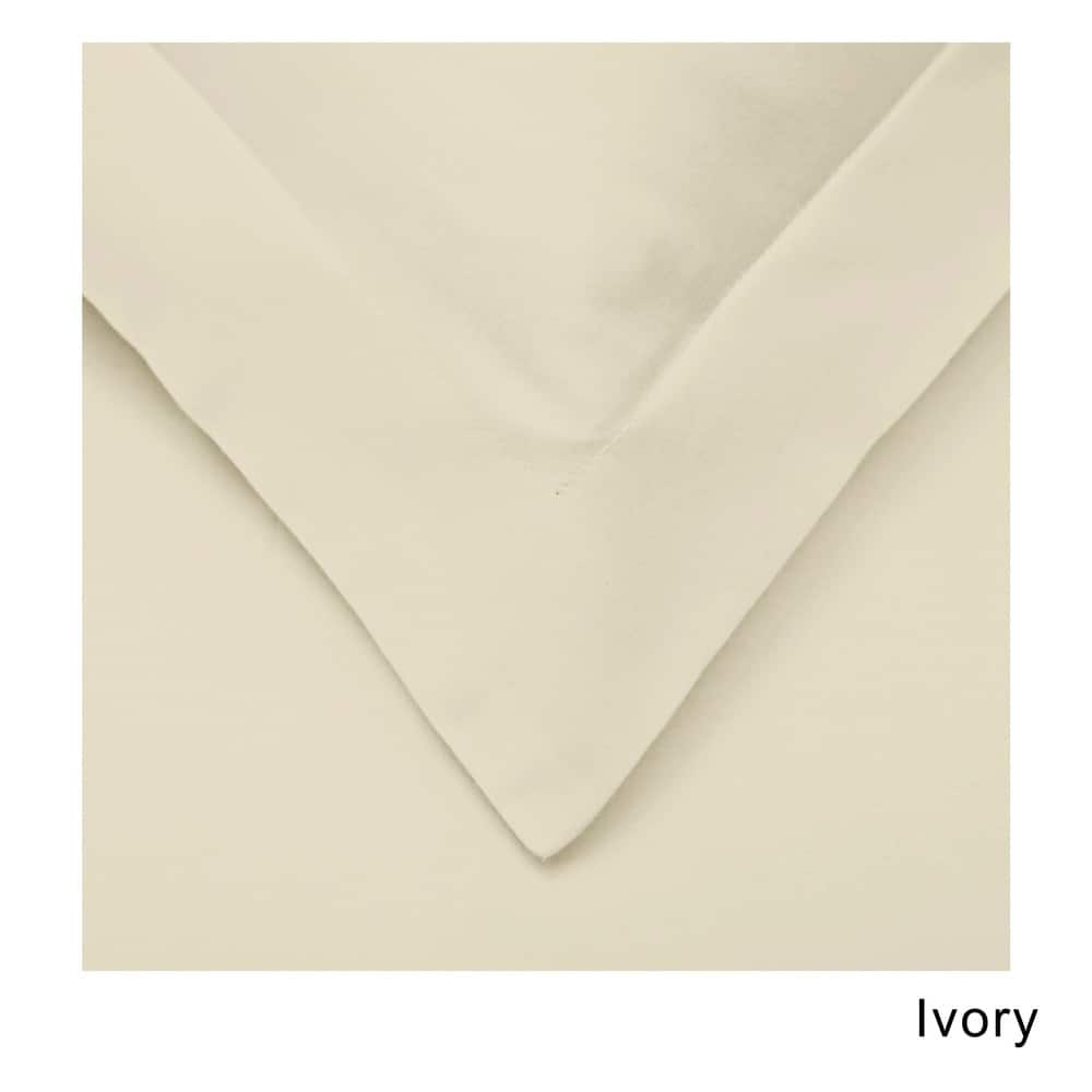 Superior 400 Thread Count Combed Cotton Sateen Duvet Cover Set