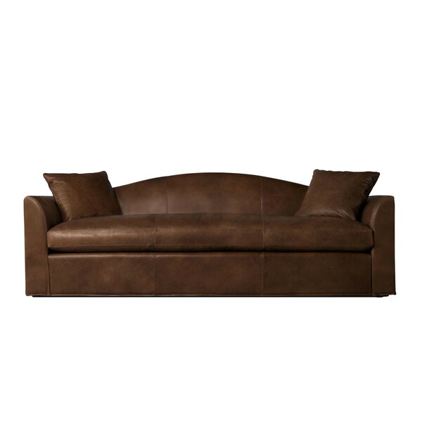 Claremont 10 Foot Extra Deep Brown Leather Made To Order Sofa Free Claremont 10 Foot Extra Deep Brown Leather Made To Order Sofa