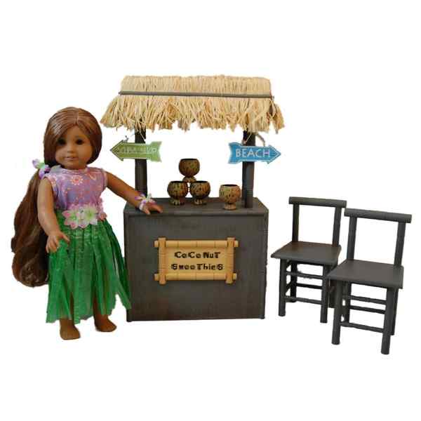 american girl shaved ice stand