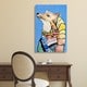 Canyon Gallery 'Expensive Fox in Blue' Canvas Art - Bed Bath & Beyond ...