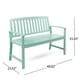 preview thumbnail 13 of 21, Loja Outdoor Acacia Bench by Christopher Knight Home