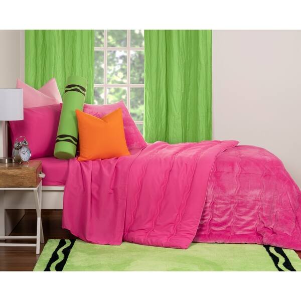 Shop Crayola Playful Plush 3 Piece Comforter Set Free Shipping