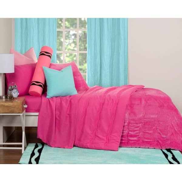 Shop Crayola Playful Plush 3 Piece Comforter Set Free Shipping