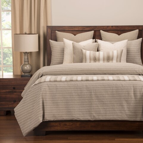 Copper Grove Stom Ticked Stripe 6-piece Cotton-blend Duvet and Comforter Insert Set
