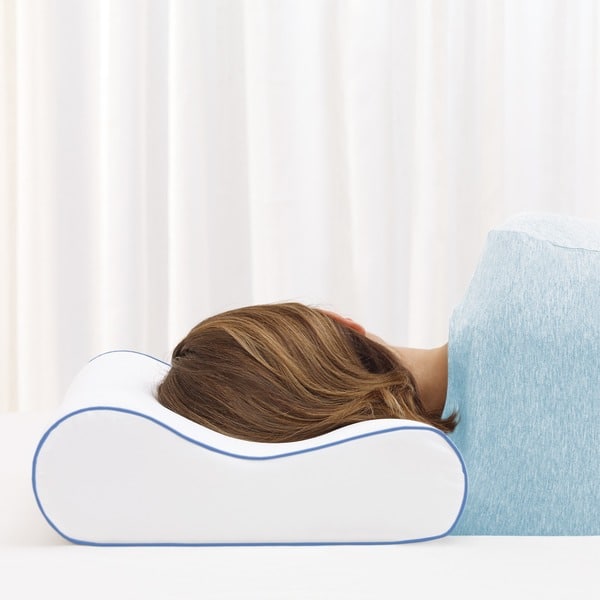 Better Sleep Pillow - Cream Velour Cover -- Tempur Neck  Pillow -- Contour Pillow -- Contour Case -- Beautiful and Comfy Neck Pillow  Cover will ensure a luxurious night's rest