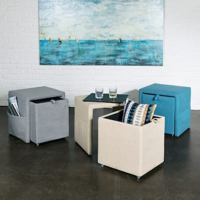 Studio Designs Home Charter Storage Ottoman
