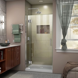 DreamLine Unidoor-X 29 in. W x 72 in. H Frameless Hinged Shower Door - 29" W