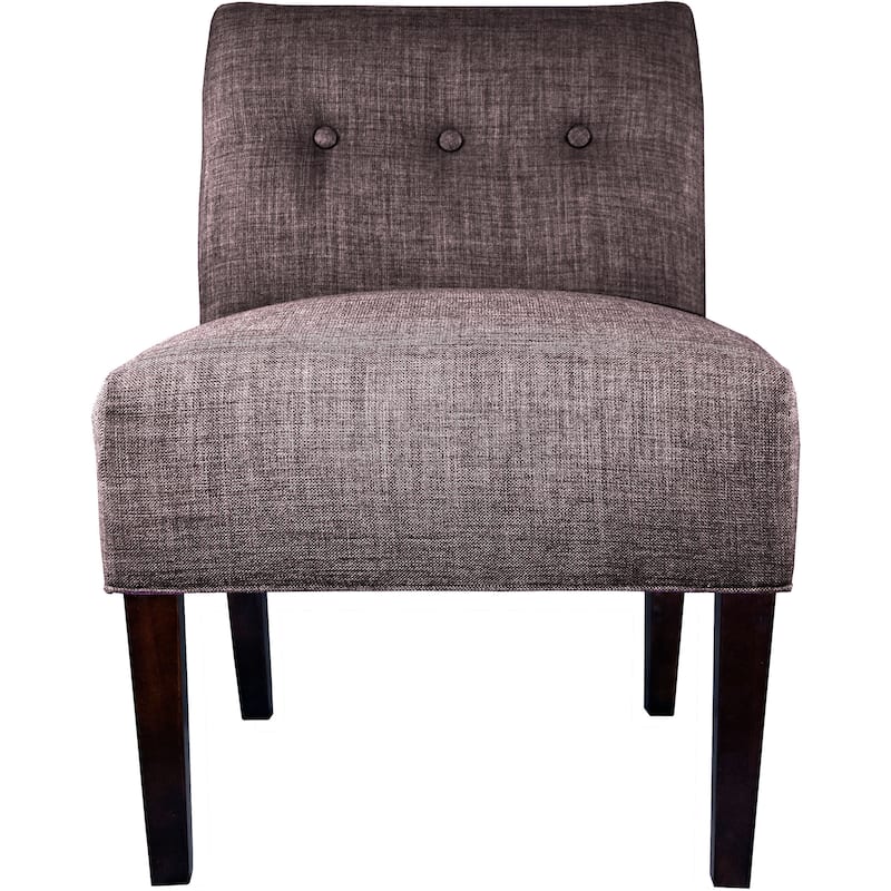 Samantha Button Tufted Ikat Accent Chair