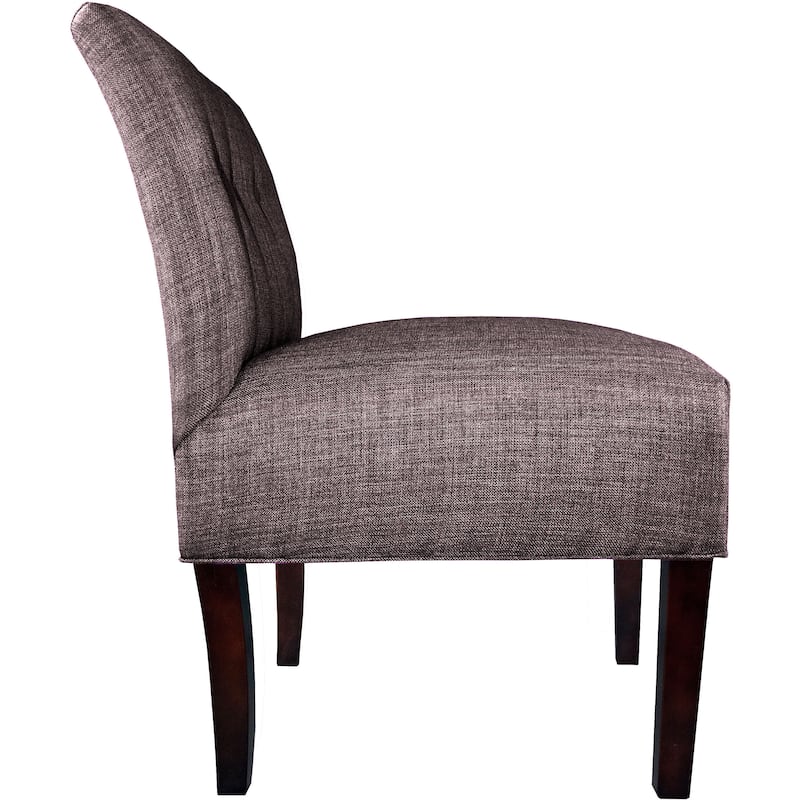 Samantha Button Tufted Ikat Accent Chair