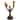 Warehouse of Tiffany Zendaya 3-light Monkey-shaped 17-inch Tiffany-style Table Lamp