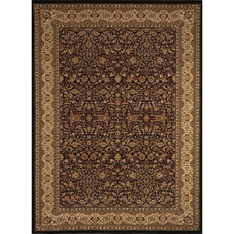 Home Dynamix Regency Collection Traditional Area Rug Beige/Black 7'10 x ...