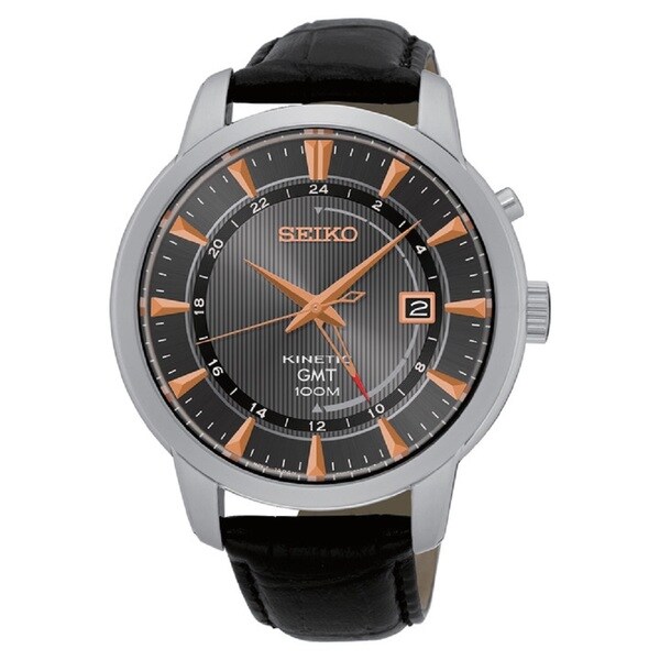 seiko kinetic rose gold