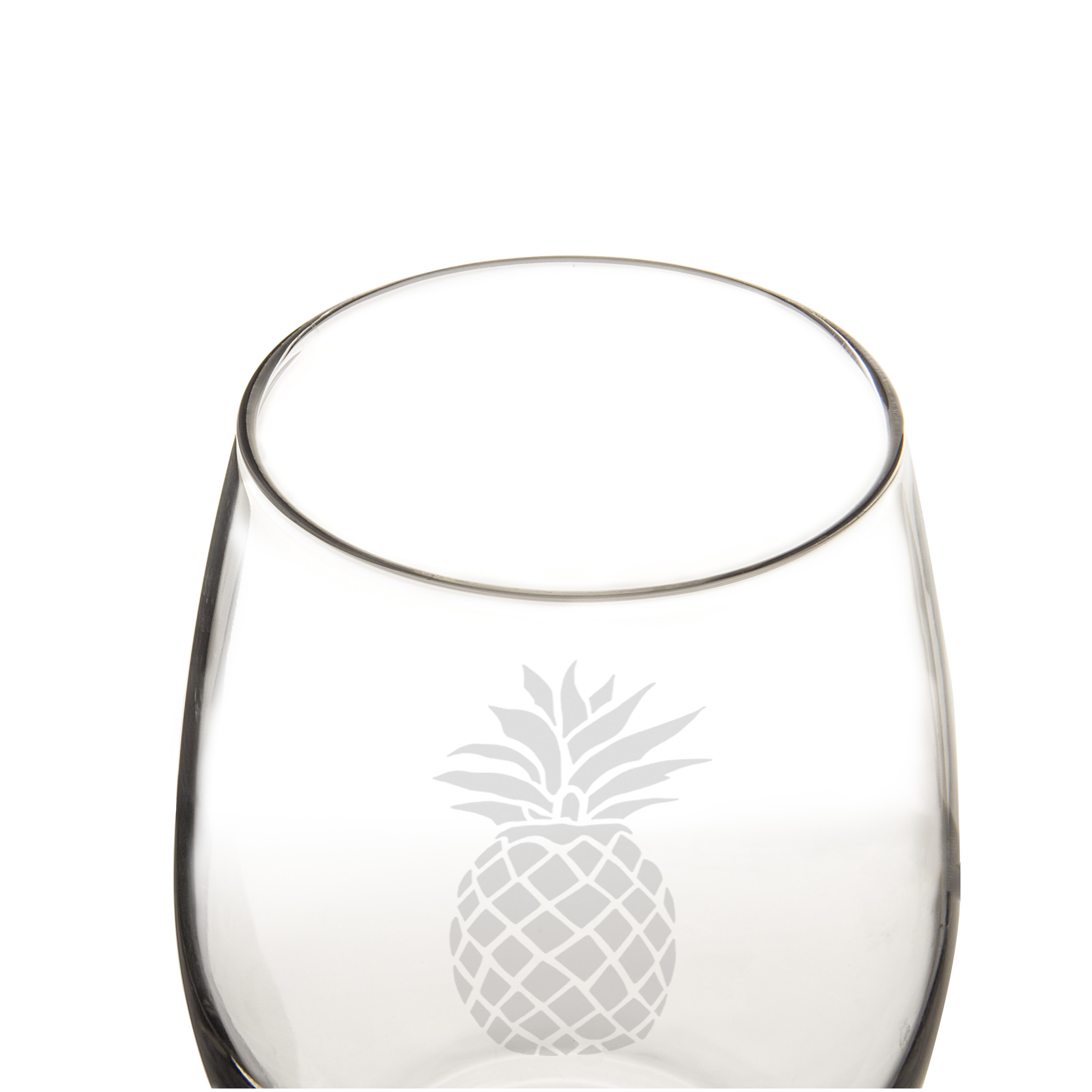 Lattice Stemless Wine Glass (Set of 4) – Pineapples Palms Too