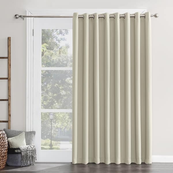 Shop Sun Zero Hayden Grommet Blackout Patio Door Window Curtain