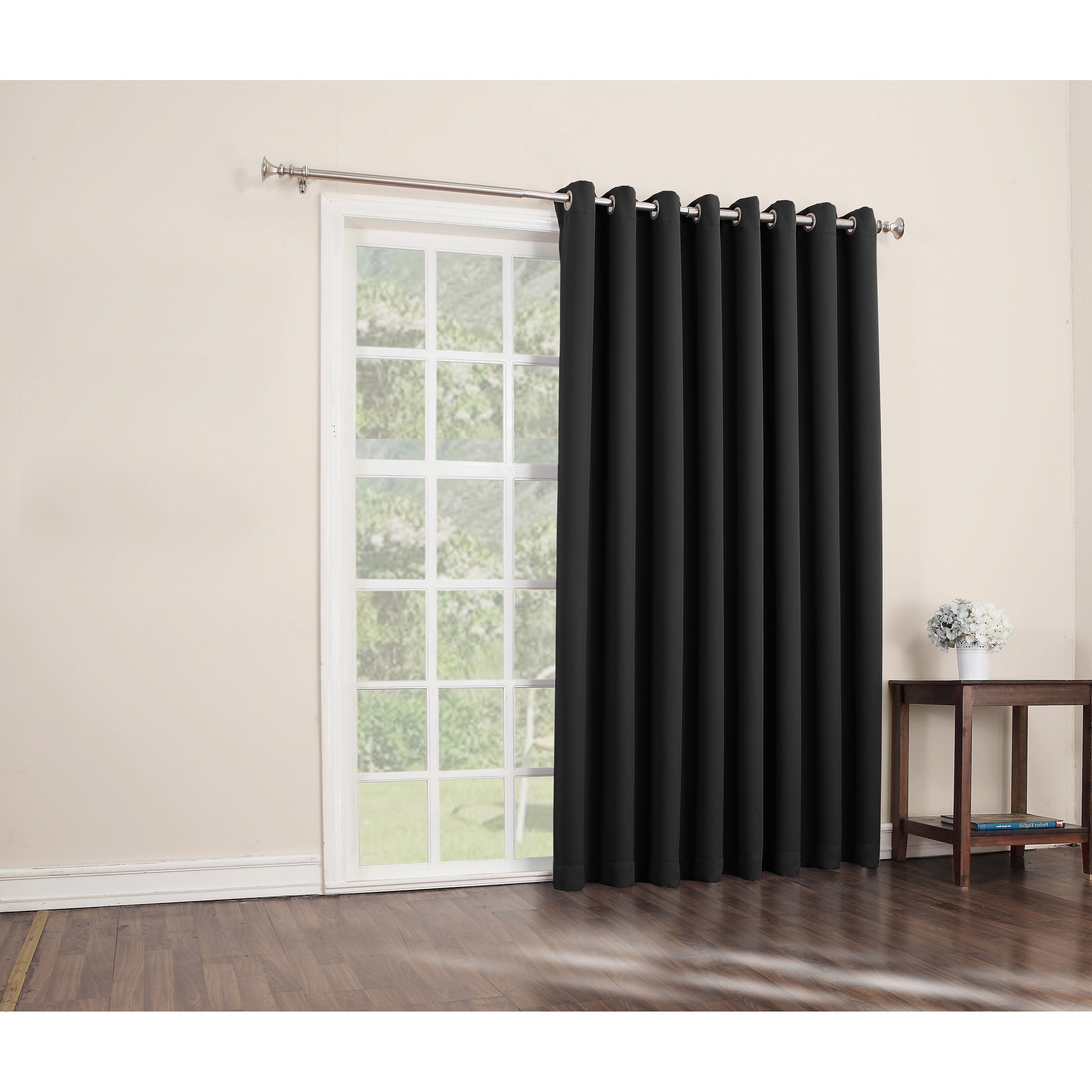 Sun Zero Hayden Grommet Blackout Patio Door Window Curtain Ebay