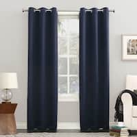 Sun Zero Hayden Grommet Blackout Single Curtain Panel