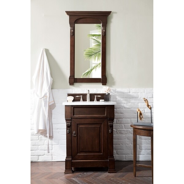Brookfield 26" Single Cabinet, Burnished Mahogany