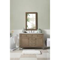Chicago 48" Single Vanity, White Washed Walnut
