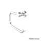 preview thumbnail 7 of 14, Allied Brass Foxtrot Collection European Style Toilet Tissue Holder
