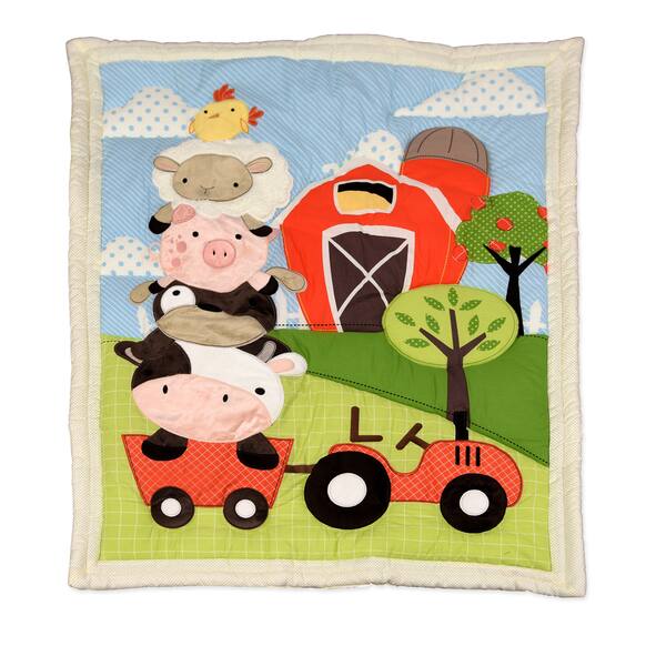 Shop Baby S First By Nemcor Mcdonald S Farm 3 Piece Crib Bedding