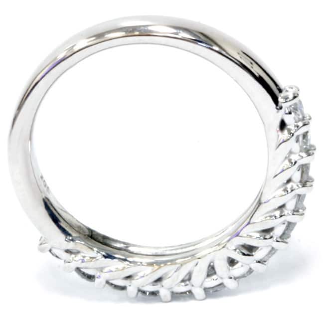 10k White Gold 5/8ct TDW Diamond Wedding Ring