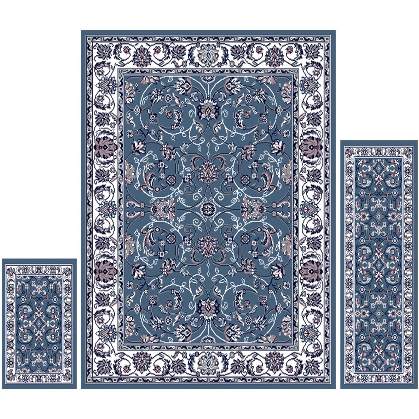 Home Dynamix Ariana Collection Traditional 3-Piece Area Rug (4'11