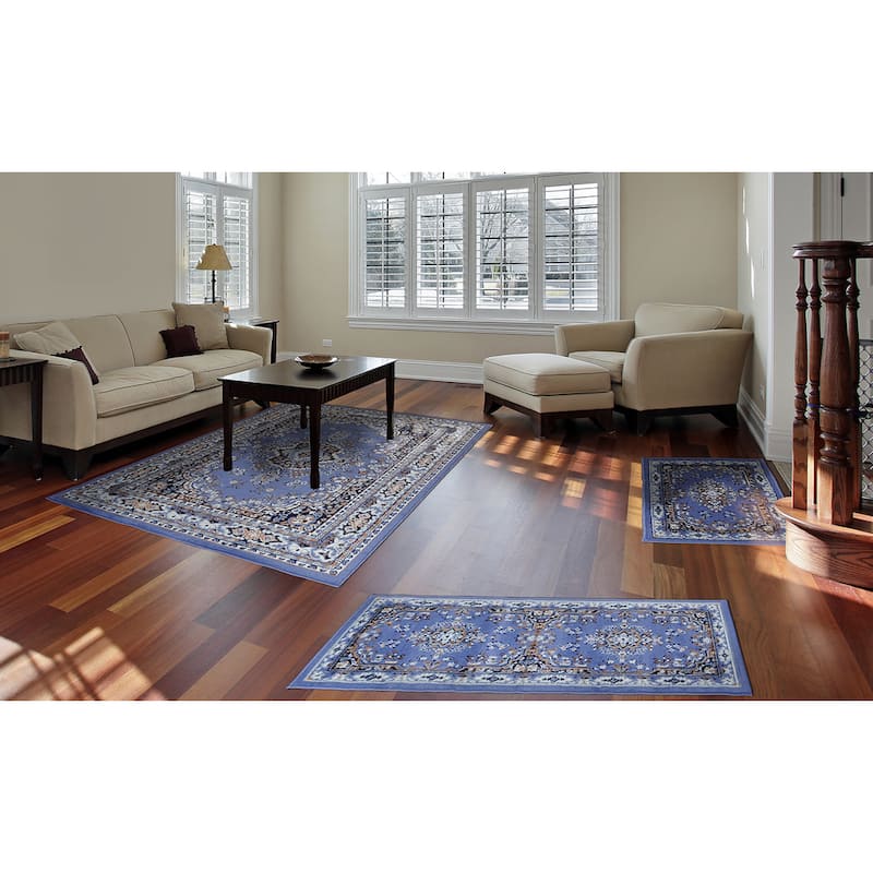 Home Dynamix Ariana Collection Traditional 3-Piece Area Rug (4'11"x6'11", 1'8"x4'11", 1'8"x2'8")