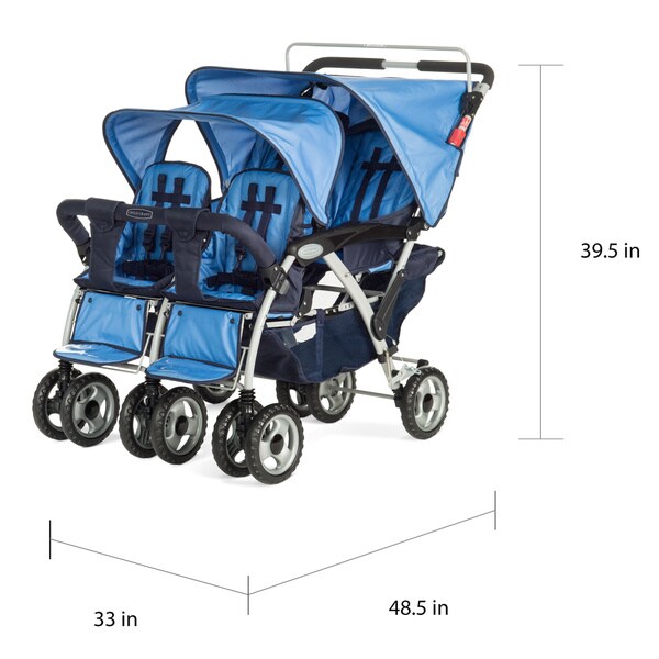 childcraft quad stroller