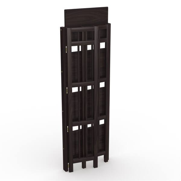 No Embly Folding Four Shelf Bookcase 16 Inches Wide No Embly Folding Four Shelf Bookcase 16 Inches Wide