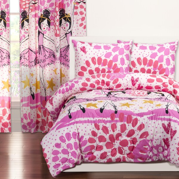 black ballerina comforter set