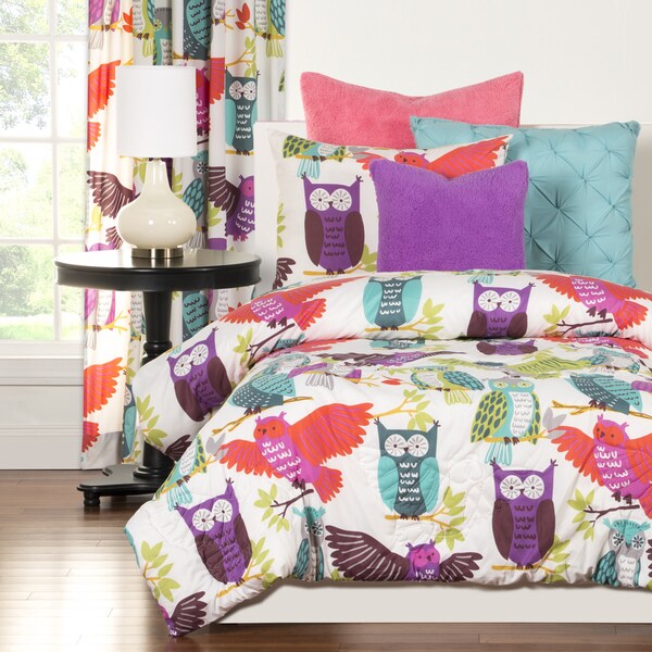 Crayola Owl Always Love You 3-piece Comforter Set