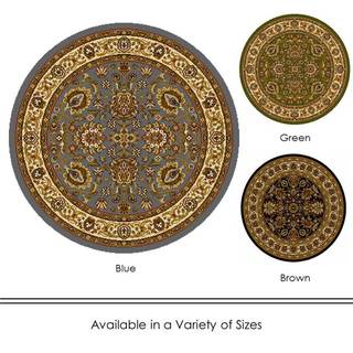 Home Dynamix Royalty Collection Traditional Round Area Rug - Bed Bath ...