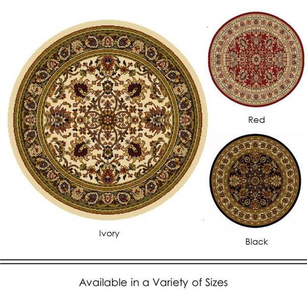 Home Dynamix Royalty Collection Traditional Round Area Rug (5'2 ...