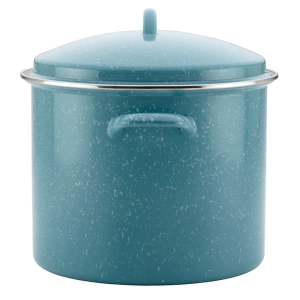 Paula Deen Enamel on Steel Covered Stockpot, 12-Quart - Bed Bath & Beyond -  11654427