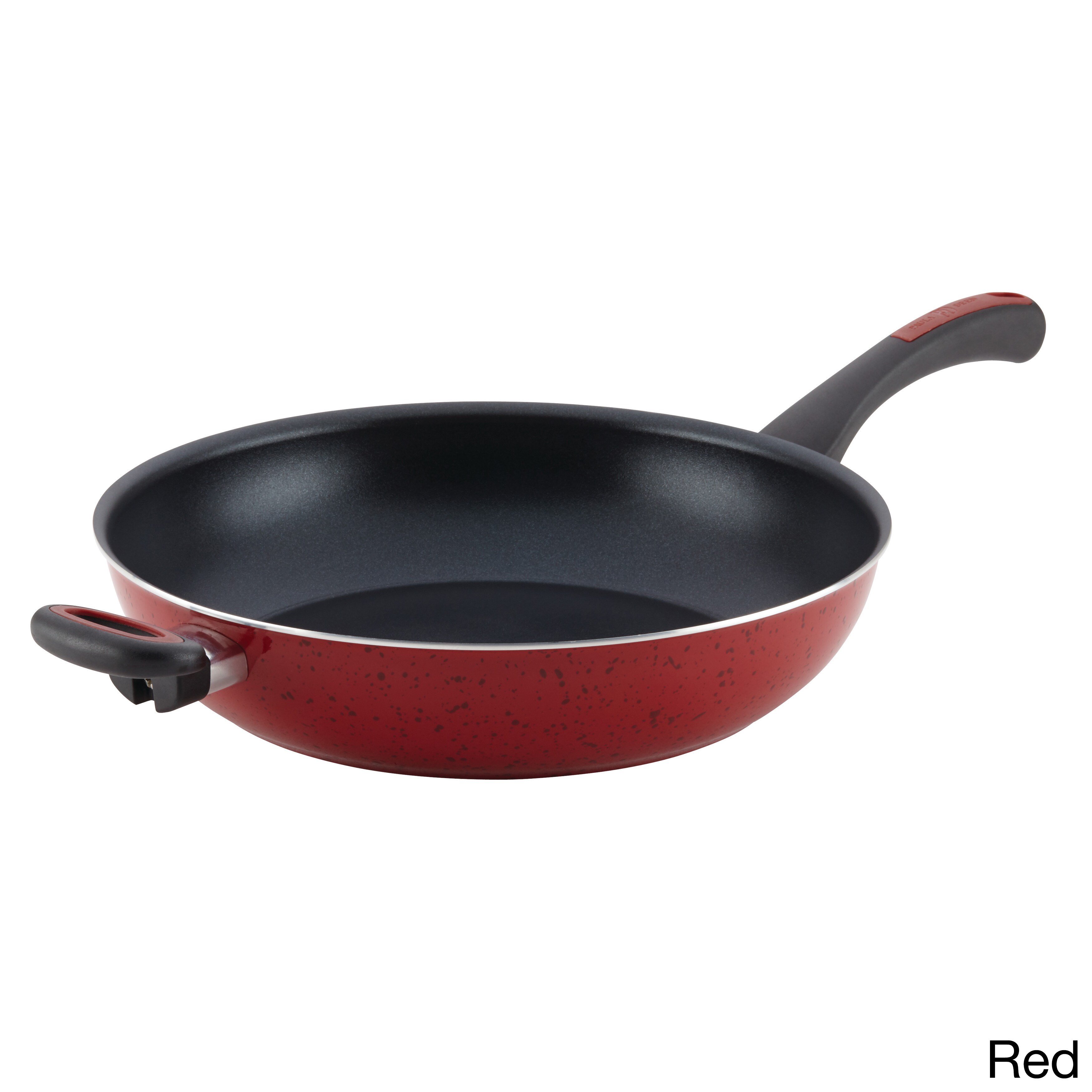 Paula Deen Riverbend Aluminum Nonstick Twin Pack 2 Pc. Skillet Set, Red  Speckle, Aluminum, Household