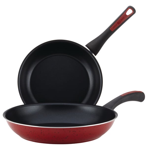 Paula Deen Riverbend Aluminum Nonstick Twin Pack 2-Piece 9.25-Inch and 11.5-Inch Skillet Set. Opens flyout.