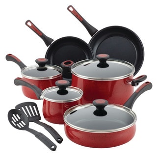 Paula Deen Riverbend Aluminum Nonstick 12 Piece Cookware Paula Deen Riverbend Aluminum Nonstick