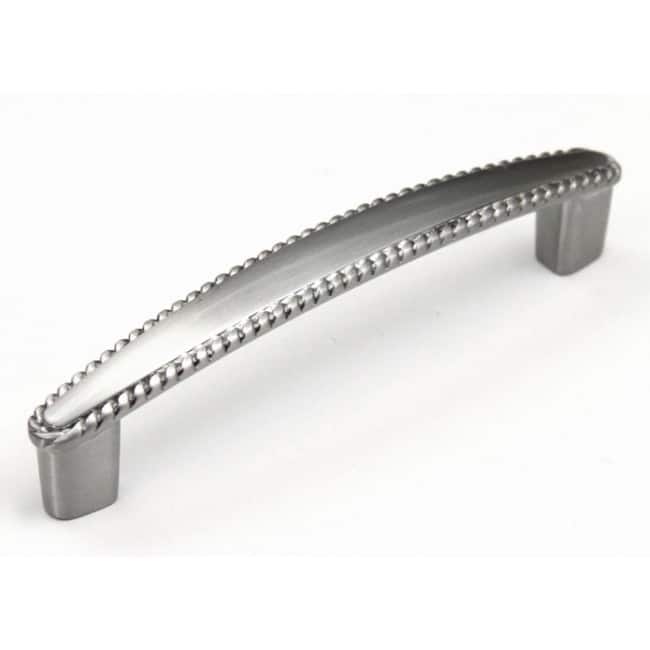 Brushed Nickel Finish Stainless Steel 5.5 Inch Beaded Cabinet Pull Handle (Set of 25)