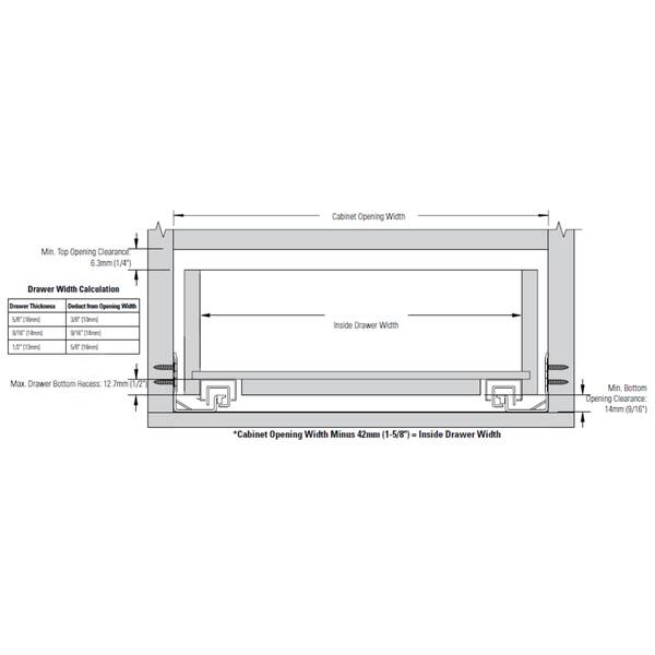 Shop 18 5 Inch Framed Hydraulic Soft Close Concealed Undermount