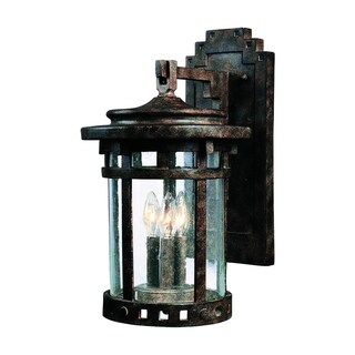 Santa Barbara Cast 3-Light Outdoor Wall Lantern