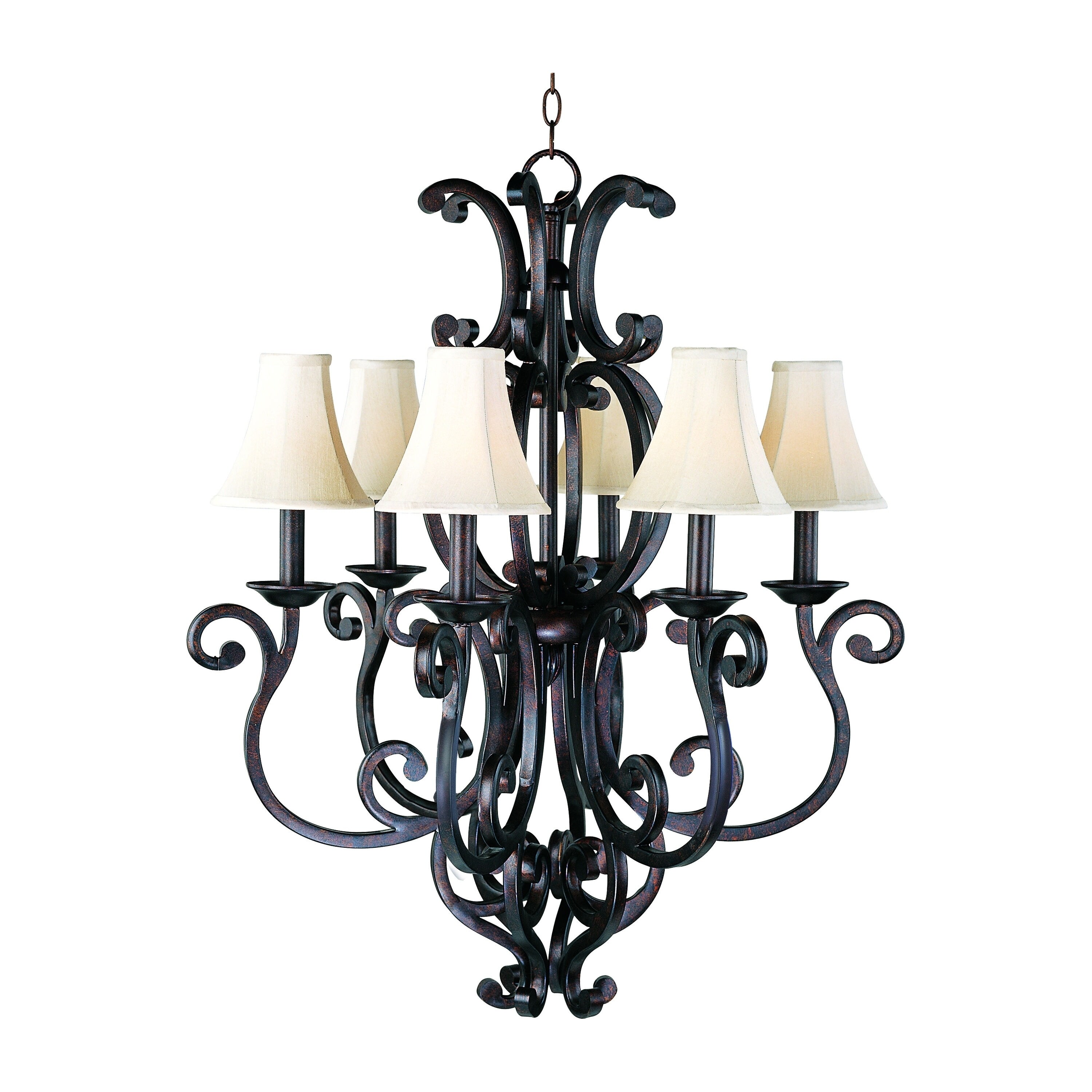 Maxim Richmond-Single-Tier Chandelier (Colonial Umber) - Chandeliers For Bedrooms by Overstock.com