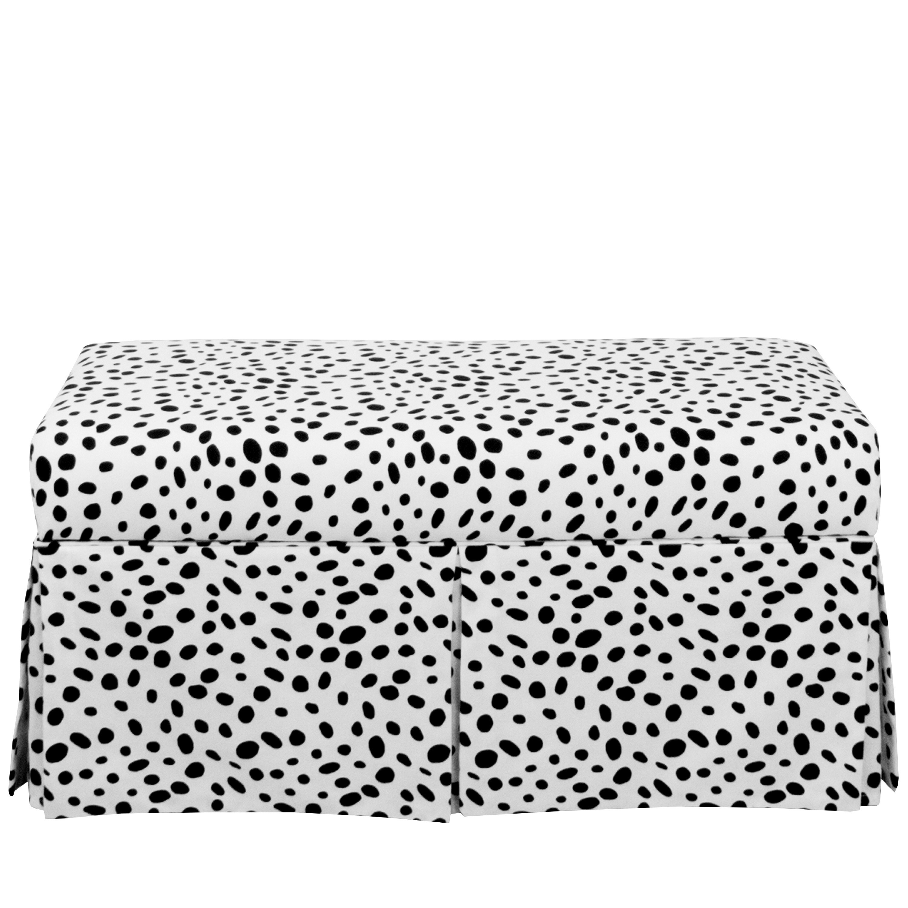 Shop Skyline Furniture Kids Skirted Storage Bench In Togo Black