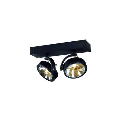 SLV Lighting Kalu 2 Black Wall/ Ceiling Lamp